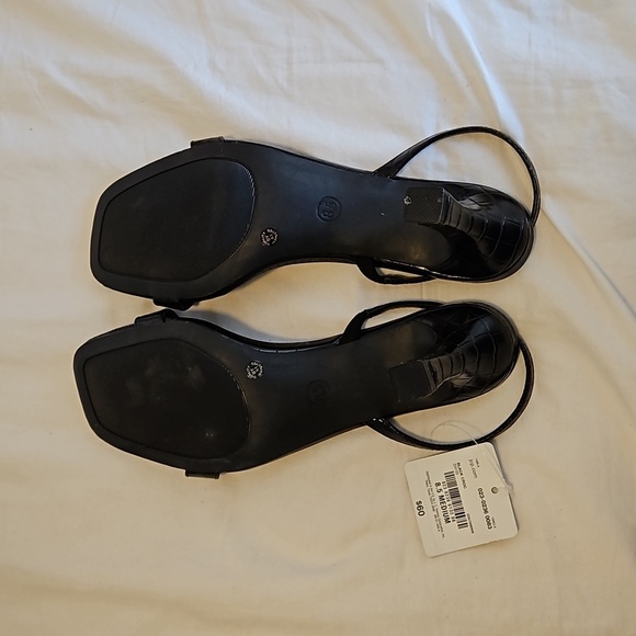Worthington Black Croc Heels Size 8.5 - Picture 3 of 4